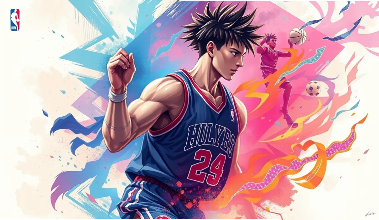 NBA不看人传球 示意图